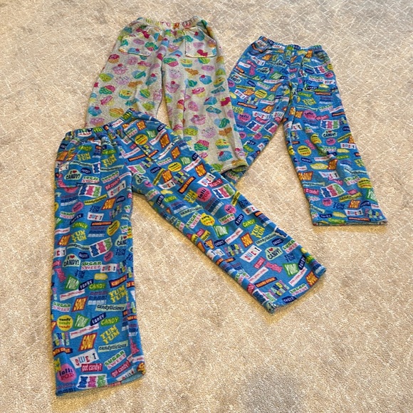 Girls comfy fuzzy pjs by iscream size 10-12 - Picture 1 of 2
